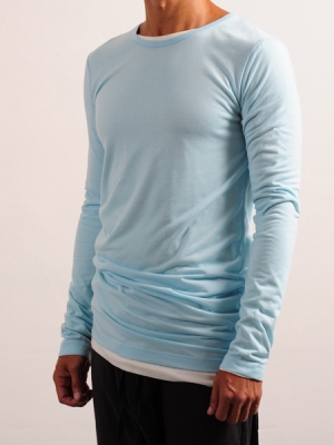 Long Sleeves Tee (Blue + White Package)